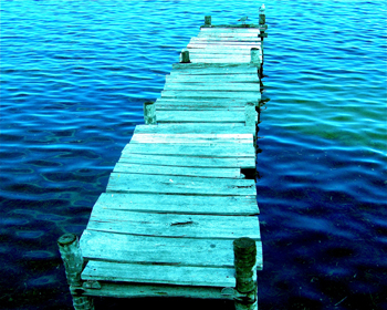 Print - Blue Dock
