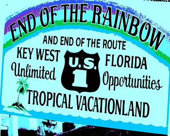 Print - End of Rainbow Sign