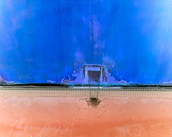 Sharon Wells Zen Pool, Blue Tile