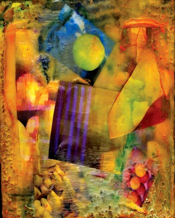 Sharon Wells FRUIT Encaustic Tile