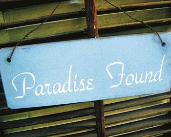 Sharon Wells Paradise Found Tile